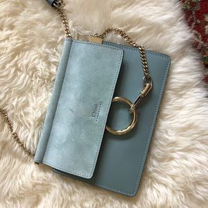 SOLD 100% authentic Chloé Faye mini chain bag